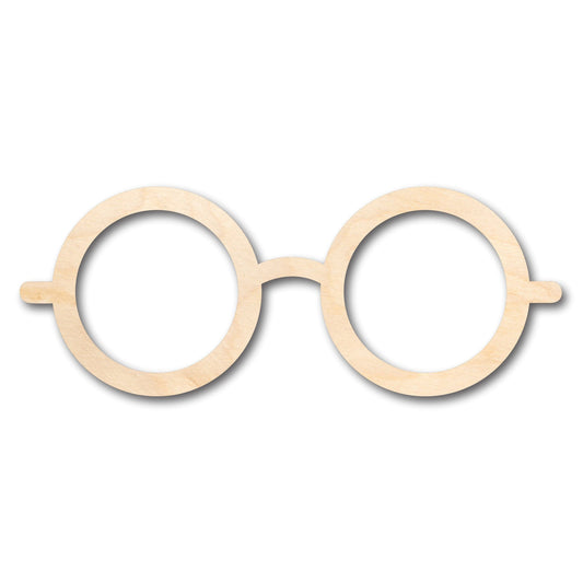 Unfinished Wood Glasses Shape - Craft - up to 46" DIY