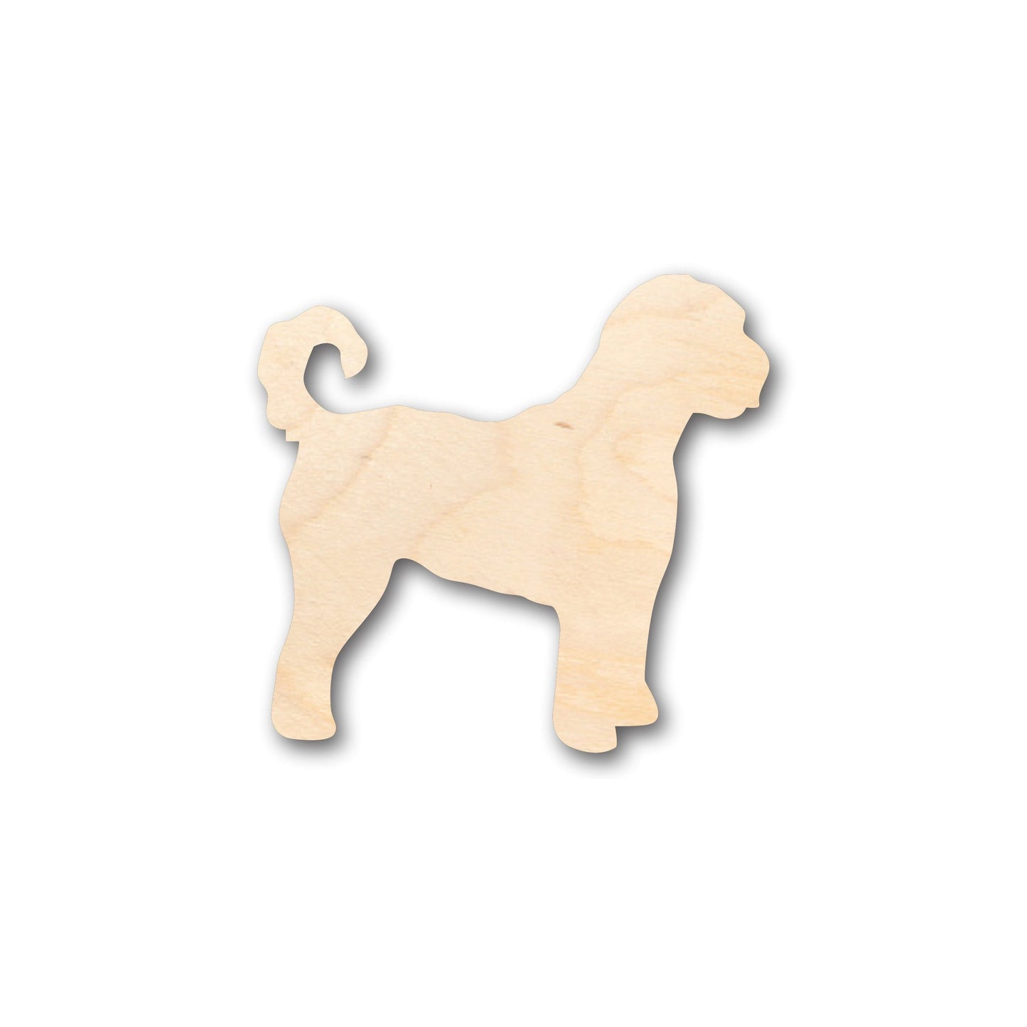 Unfinished Wood Golden Doodle Dog Shape - Craft - up to 46" DIY