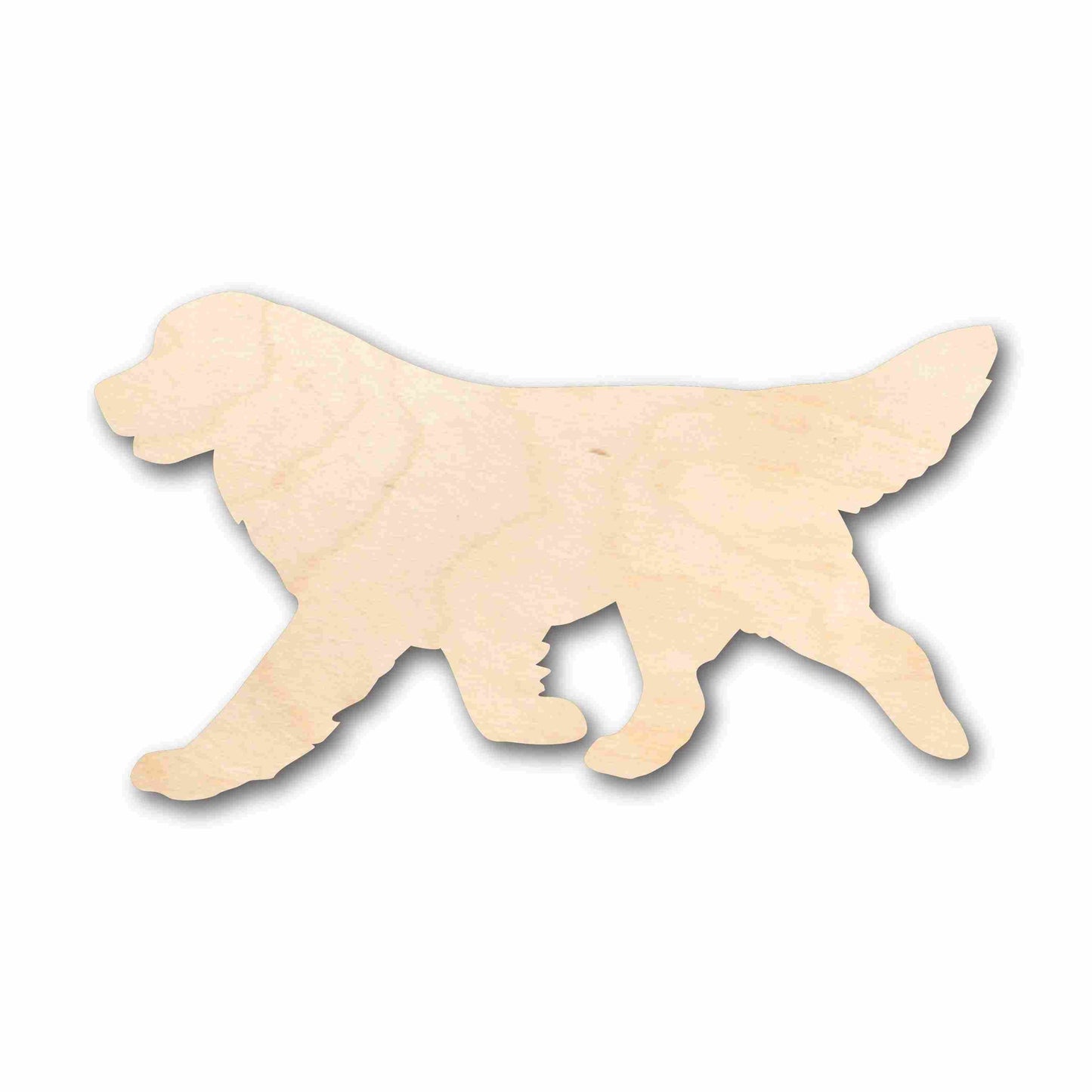 Unfinished Wood Golden Retriever Dog Silhouette - Craft- up to 46" DIY