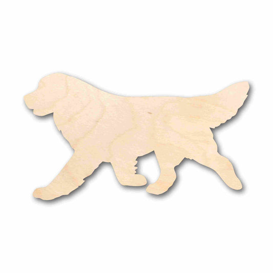 Unfinished Wood Golden Retriever Dog Silhouette - Craft- up to 46" DIY