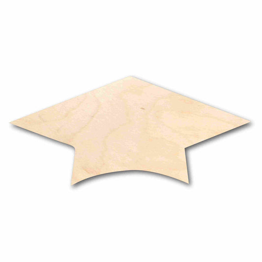 Unfinished Wood Graduation Cap Silhouette - Craft- up to 46" DIY