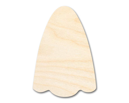 Unfinished Wood Sheet Ghost Shape | Craft Cutout | up to 46" DIY
