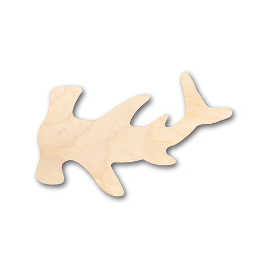 Unfinished Wood Hammerhead Shark Shape - Craft - up to 46" DIY