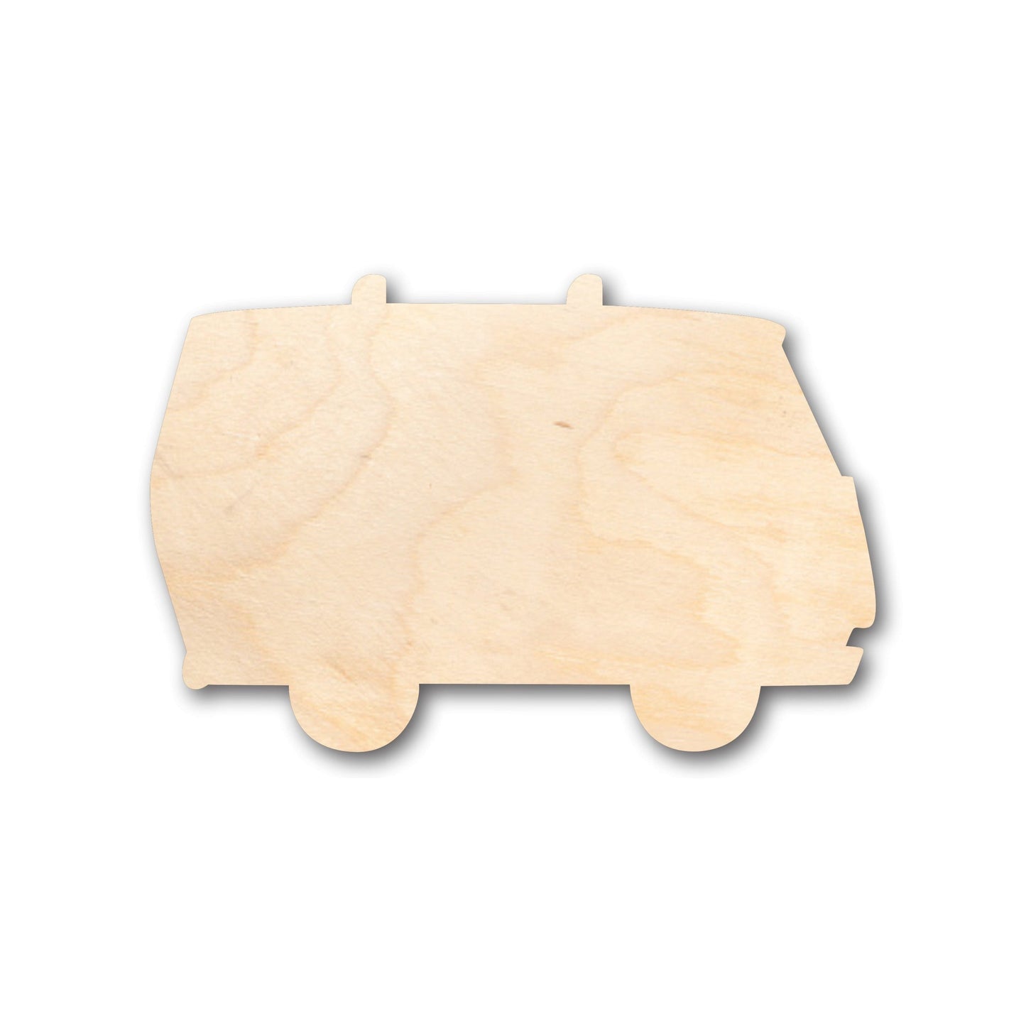 Unfinished Wood Hippie Van Bus Shape - Craft - up to 46" DIY