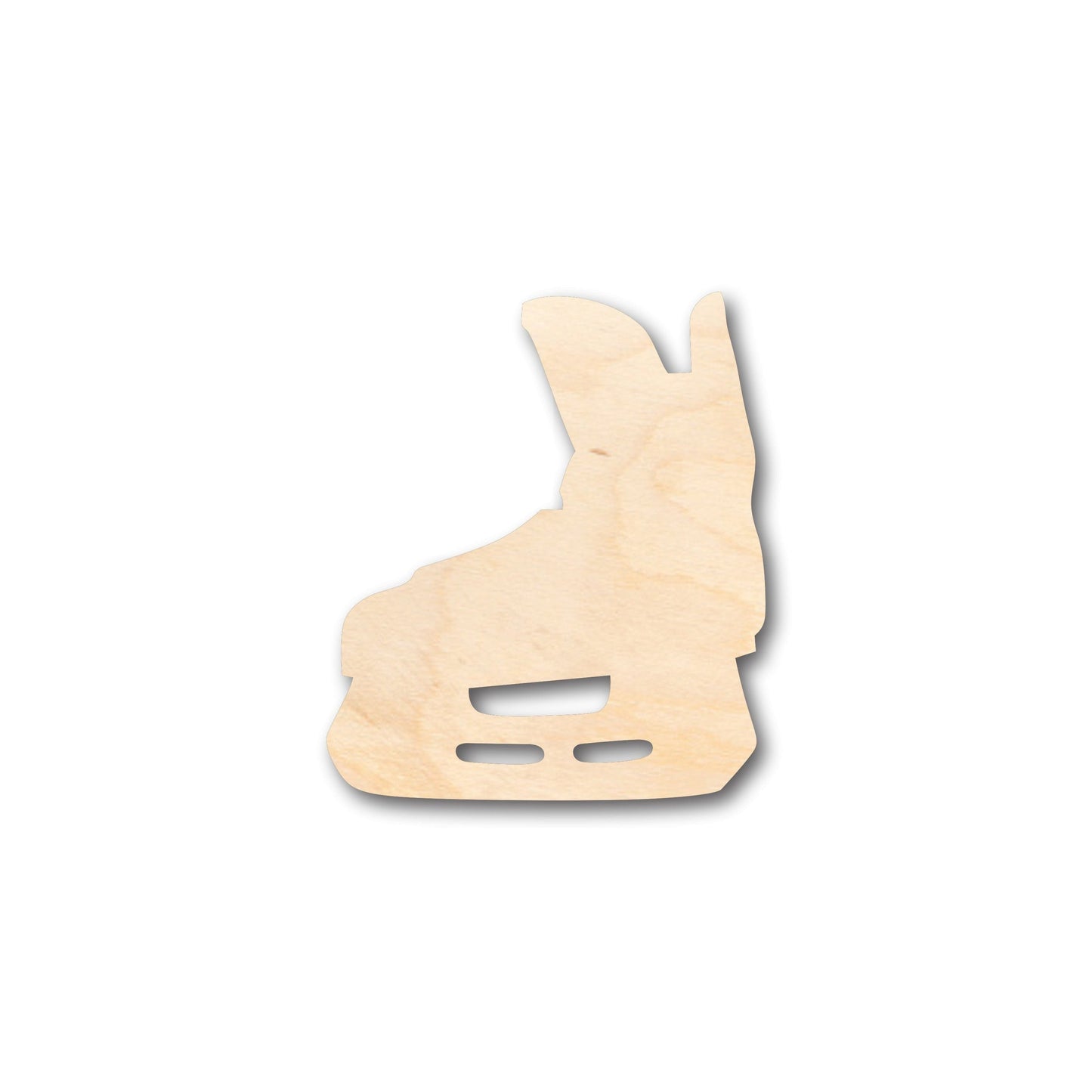 Unfinished Wood Hockey Skate Shape - Craft - up to 46" DIY