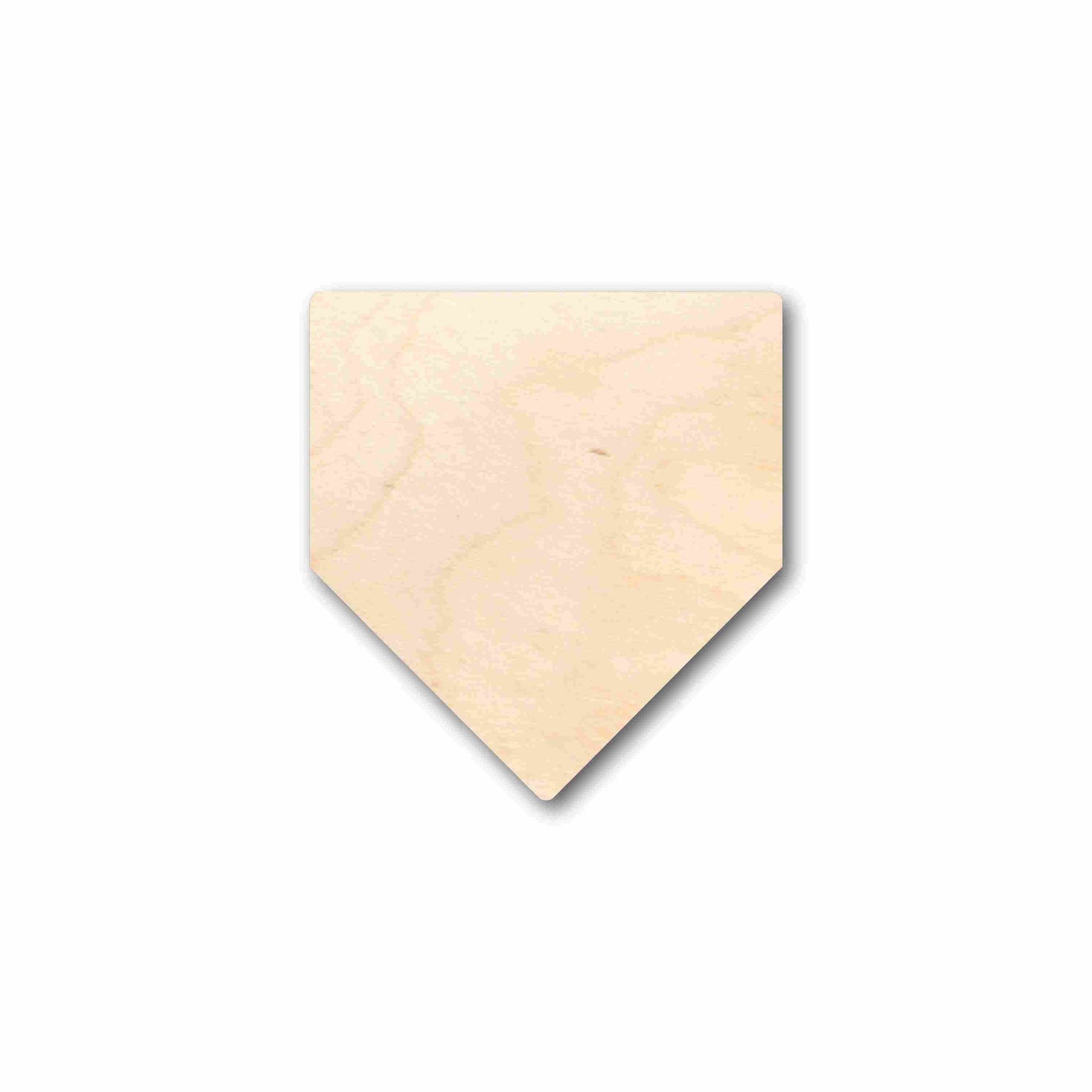 Unfinished Wood Home Plate Baseball Softball Diamond Base Silhouette - Craft- up to 46" DIY