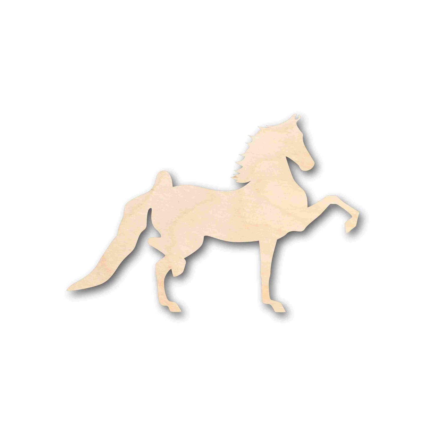 Unfinished Wood Horse Parade Silhouette - Craft- up to 46" DIY