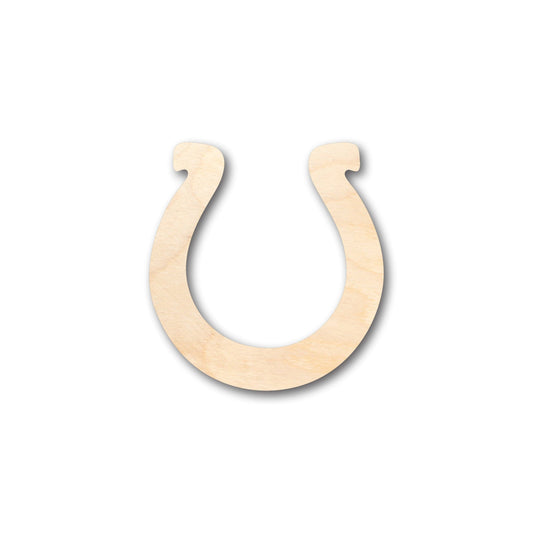 Unfinished Wood Horseshoe Shape - Craft - up to 46" DIY