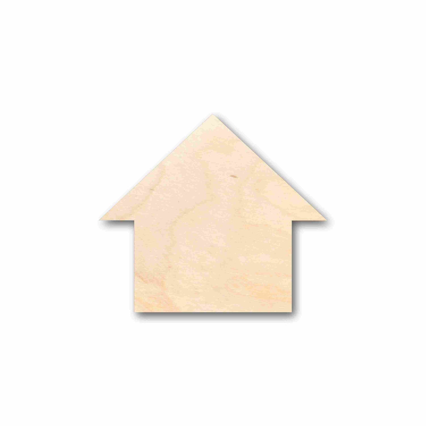 Unfinished Wood House Silhouette - Craft- up to 46" DIY