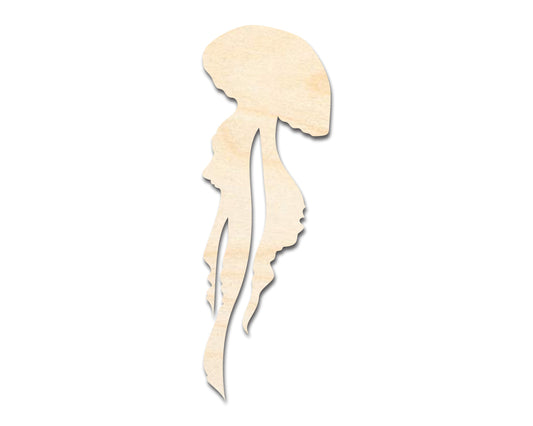 Unfinished Wood Jellyfish Silhouette - Craft - up to 46" DIY