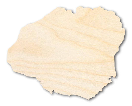 Unfinished Wood Kauai Hawaiian Island Shape - Craft - up to 46" DIY