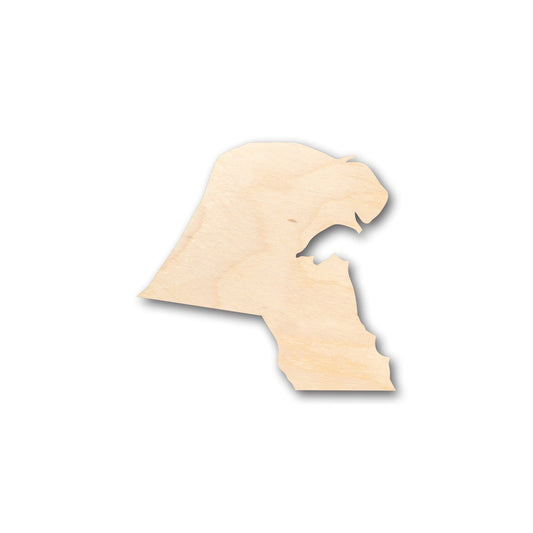 Unfinished Wood Kuwait Country Shape - Craft - up to 46" DIY