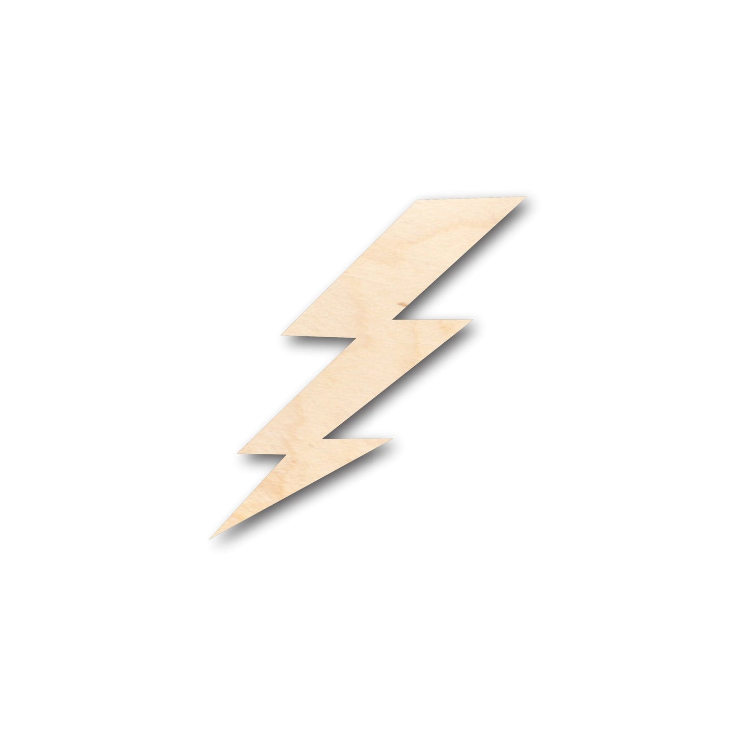 Unfinished Wood Lightening Bolt Shape - Craft - up to 46" DIY