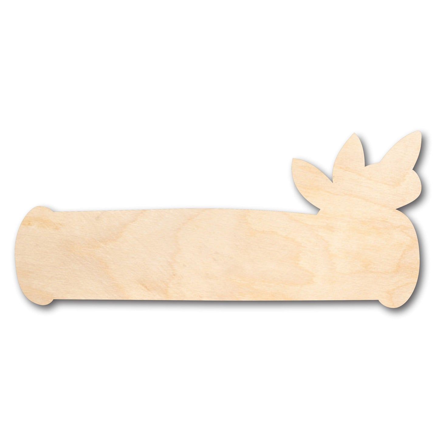 Unfinished Wood Log Sign Shape - Craft - up to 46" DIY