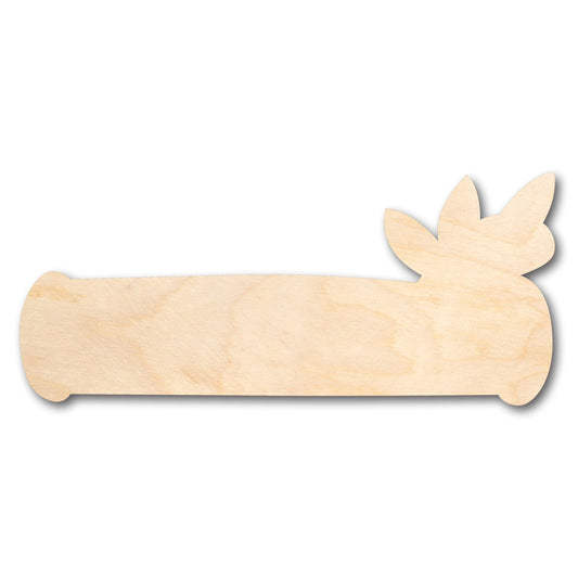 Unfinished Wood Log Sign Shape - Craft - up to 46" DIY