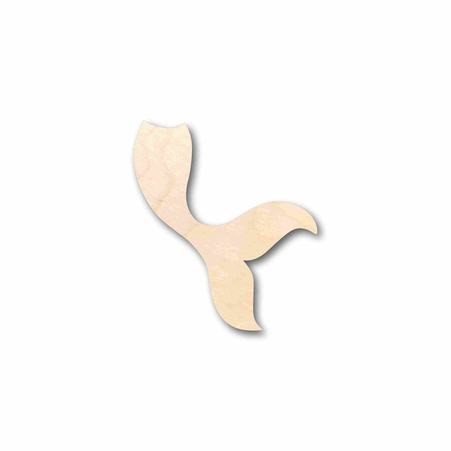 Unfinished Wood Mermaid Tail Siren Silhouette - Craft- up to 46" DIY