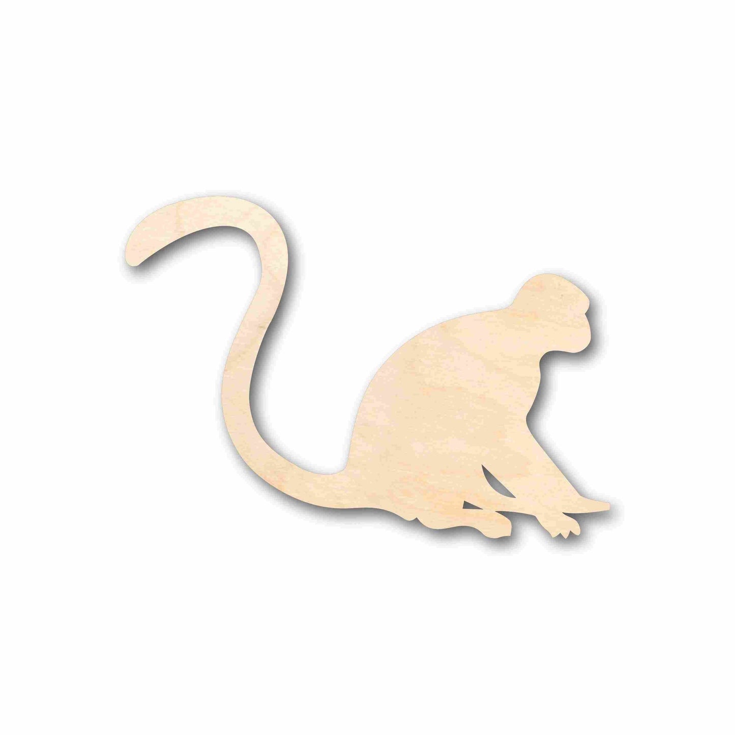 Unfinished Wood Monkey Silhouette - Craft- up to 46" DIY