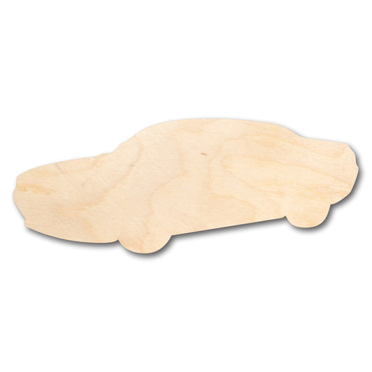 Unfinished Wood Muscle Car Shape - Craft - up to 46" DIY