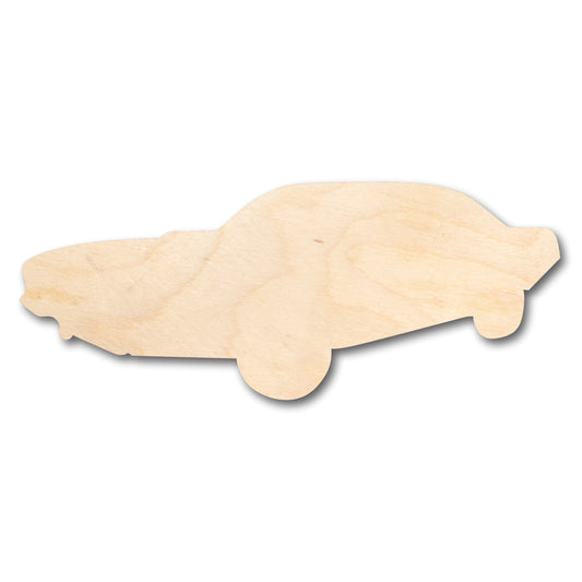 Unfinished Wood Muscle Car Shape - Craft - up to 46" DIY