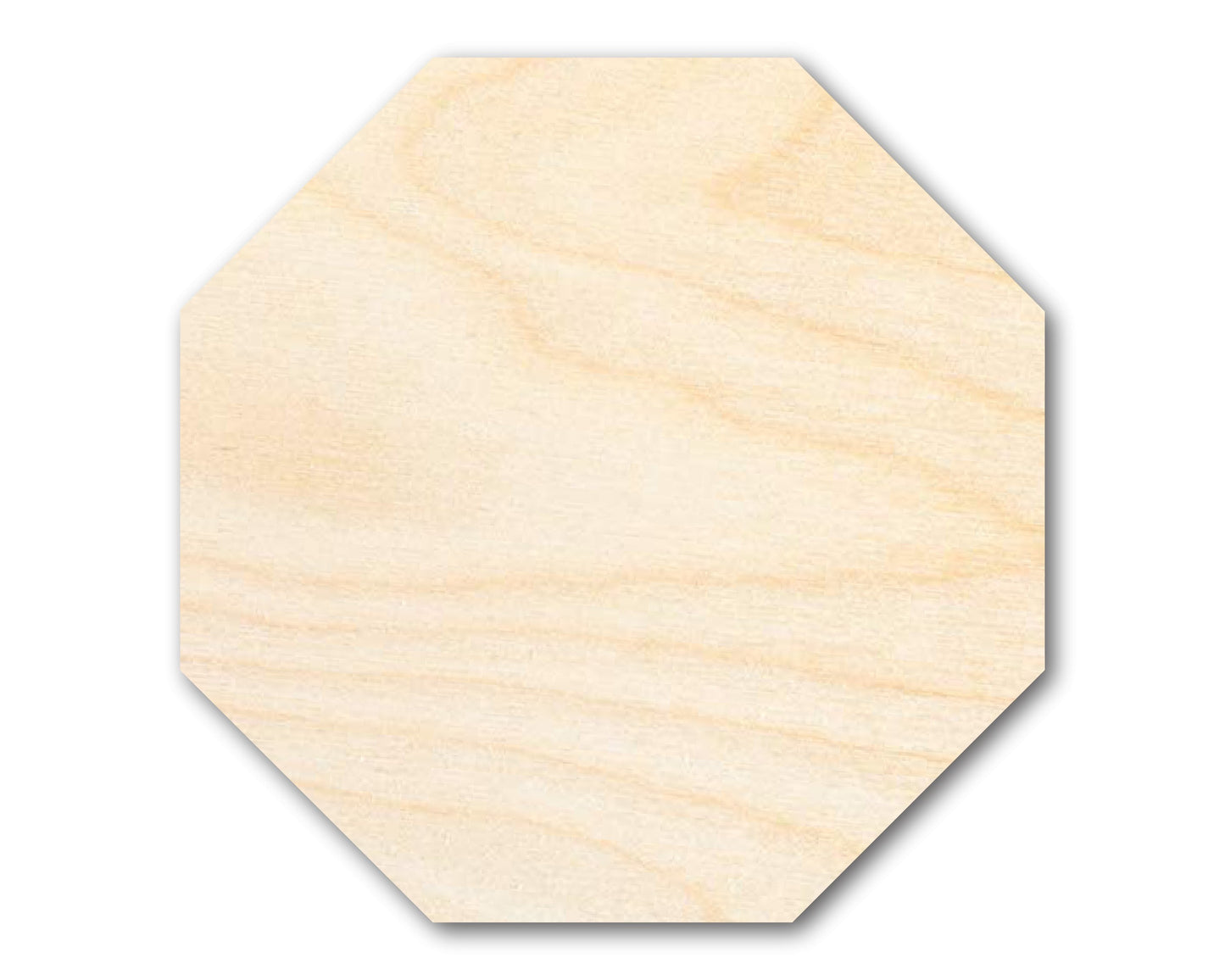 Unfinished Wood Octagon Shape | DIY Craft Cutout | up to 46" DIY
