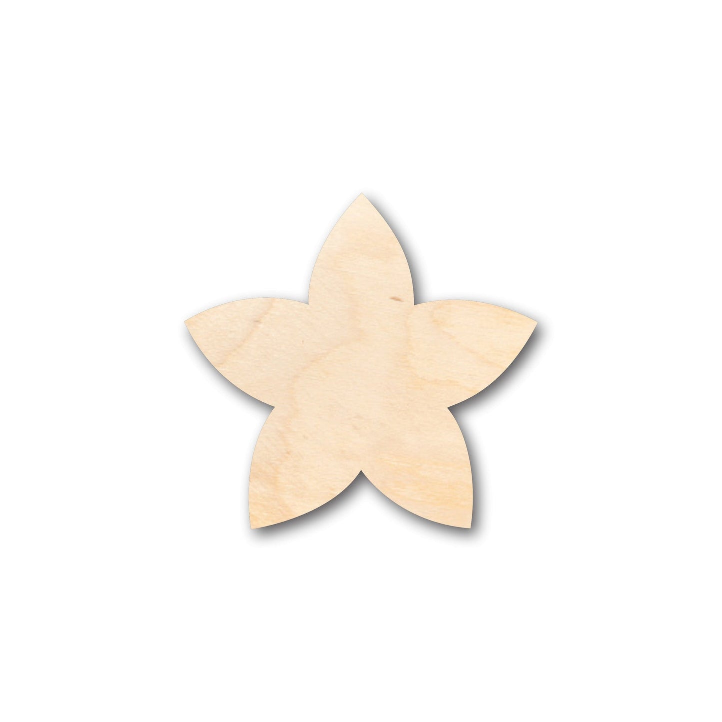 Unfinished Wood Plumeria Flower Petals Shape - Craft - up to 46" DIY