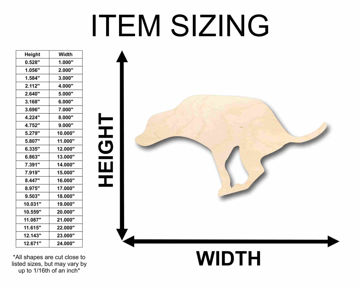 Unfinished Wood Pooping Dog Silhouette - Craft- up to 46" DIY