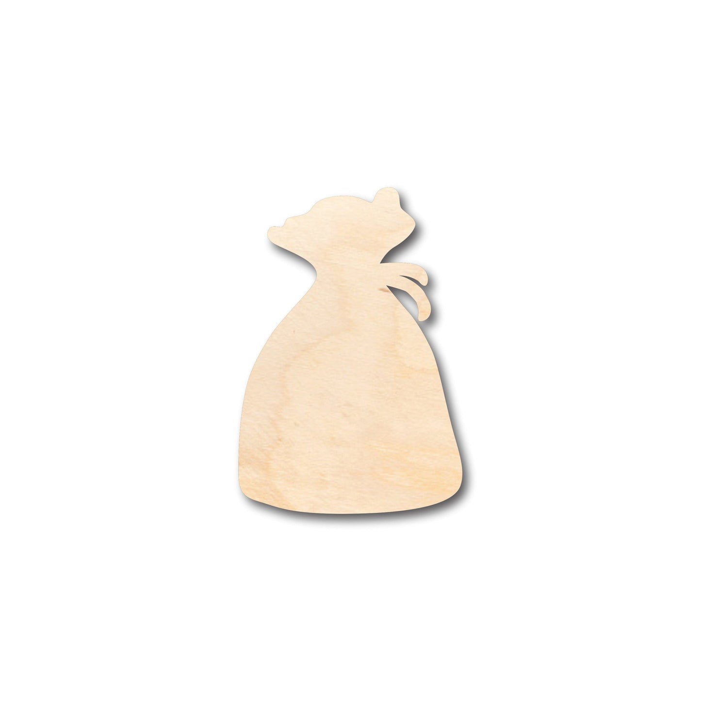 Unfinished Wood Pouch Hand Dice Bag Shape - Craft - up to 46" DIY