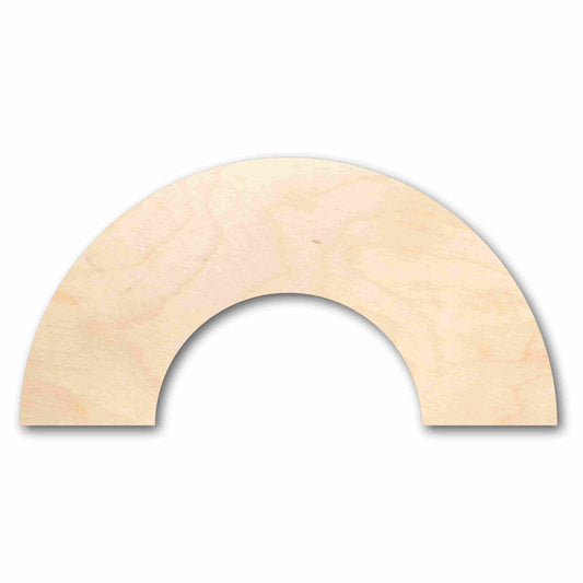 Unfinished Wood Rainbow Silhouette - Craft- up to 46" DIY