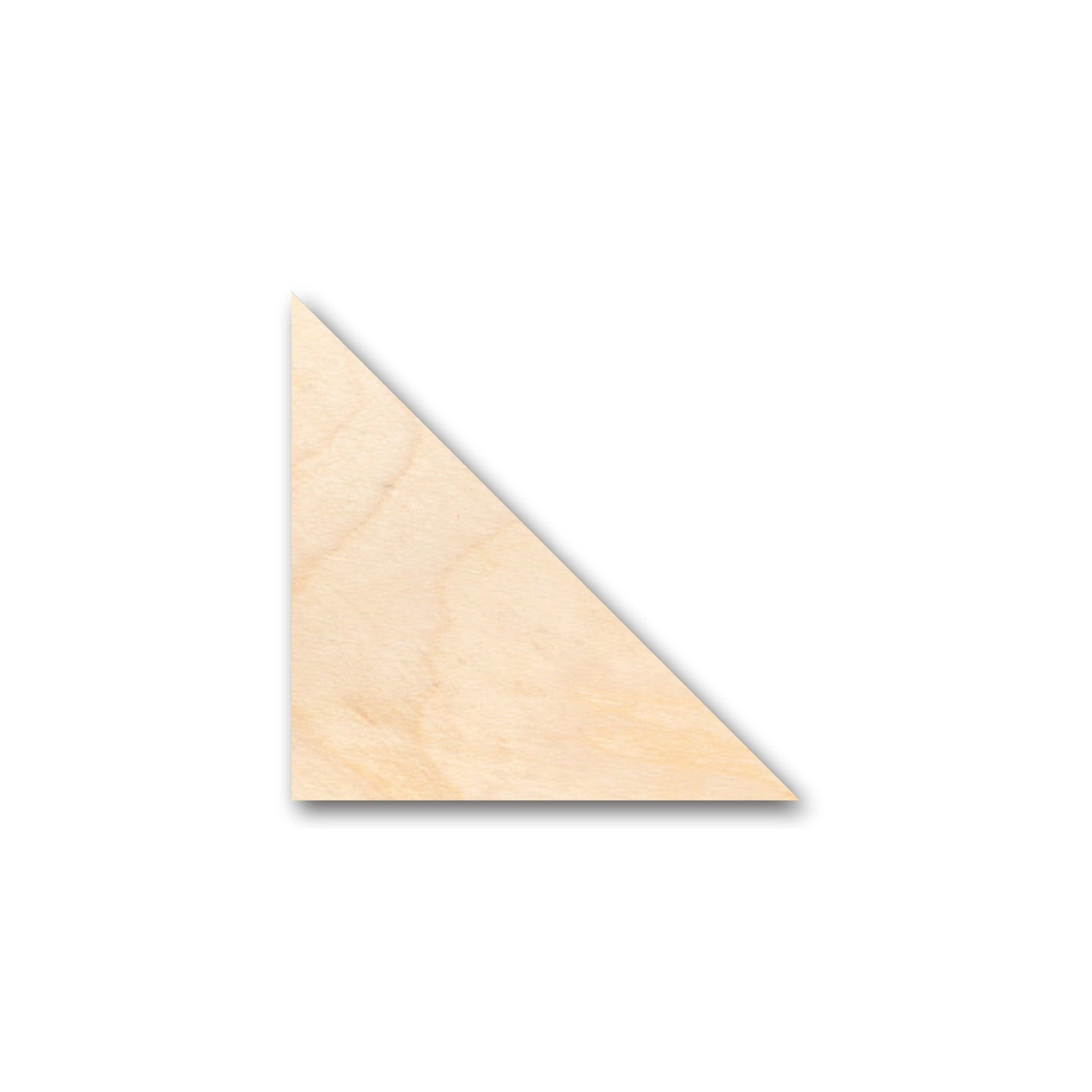 Unfinished Wood Right Triangle Equilateral Shape - Craft - up to 46" DIY