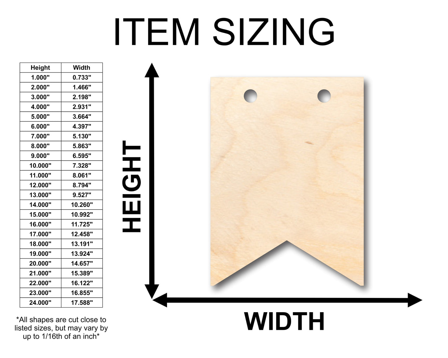 Unfinished Wood Rope Sign Banner Plaque Shape - Craft - up to 46" DIY