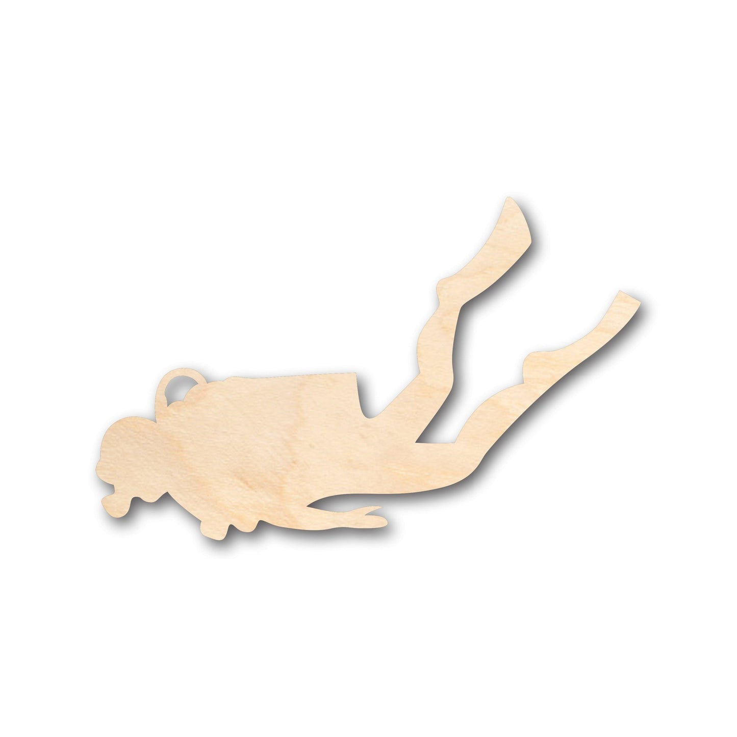 Unfinished Wood Scuba Diver Shape - Craft - up to 46" DIY
