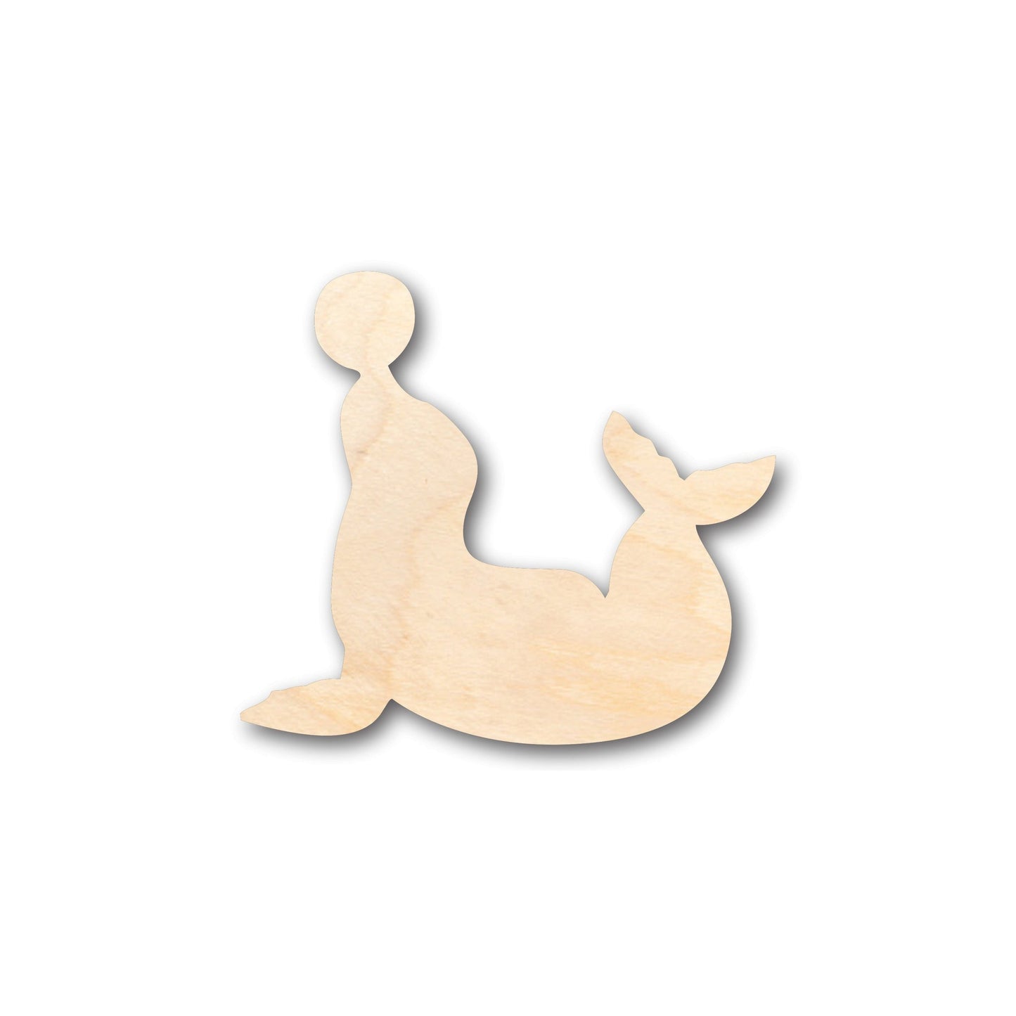 Unfinished Wood Seal Shape - Craft - up to 46" DIY