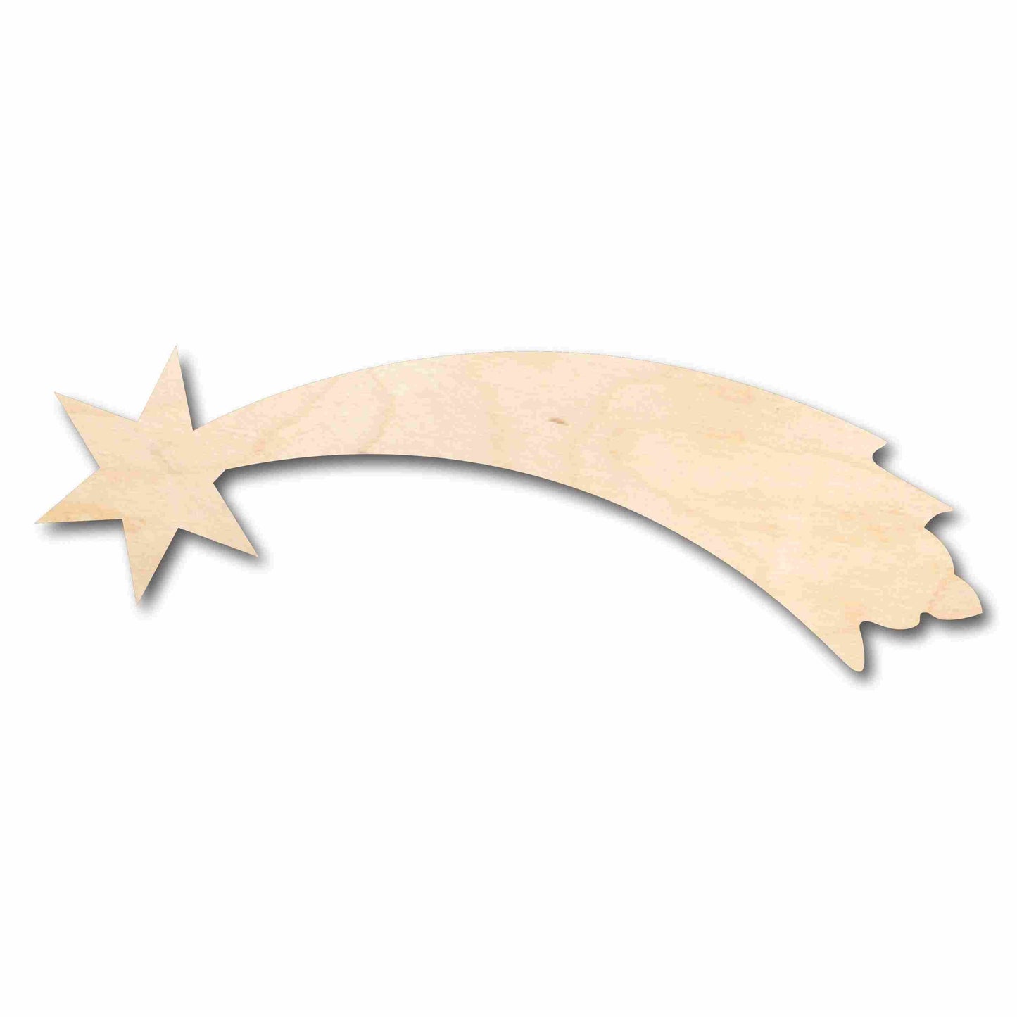 Unfinished Wood Shooting Star Silhouette - Craft- up to 46" DIY