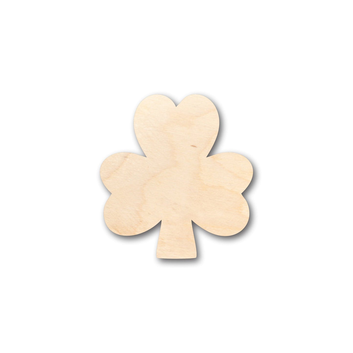 Unfinished Wood Simple Shamrock Shape - Craft - up to 46" DIY