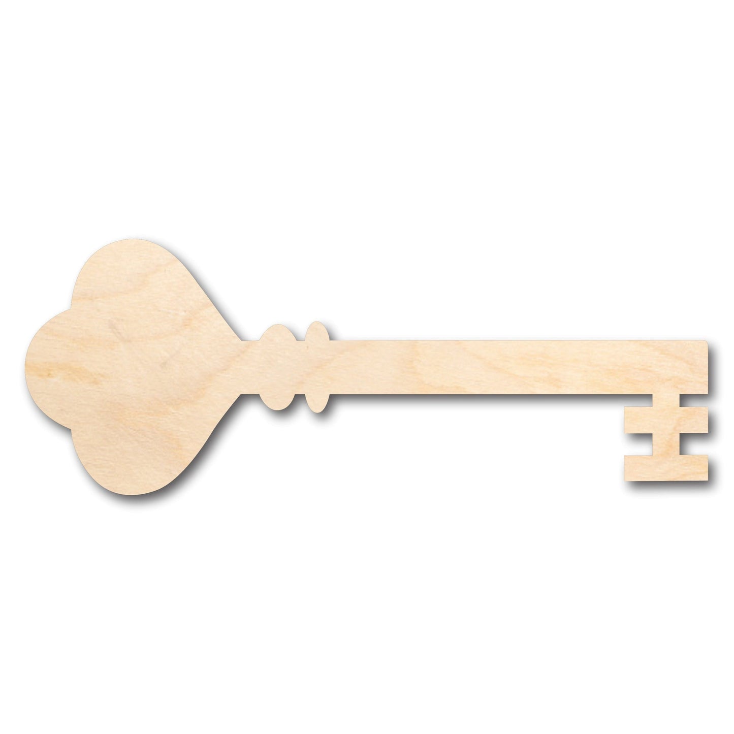 Unfinished Wood Skeleton Key Shape - Craft - up to 46" DIY