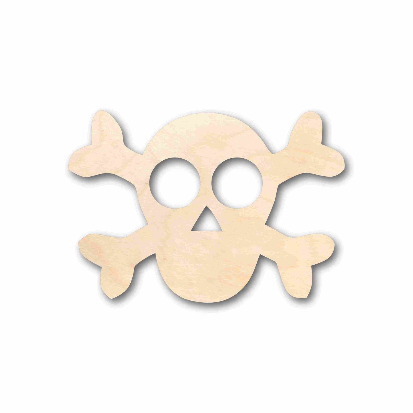 Unfinished Wood Skull Silhouette - Craft- up to 46" DIY