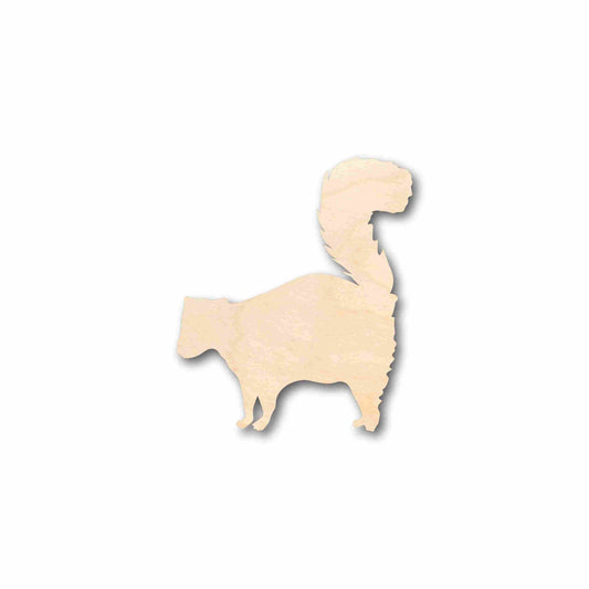 Unfinished Wood Skunk Silhouette - Craft- up to 46" DIY