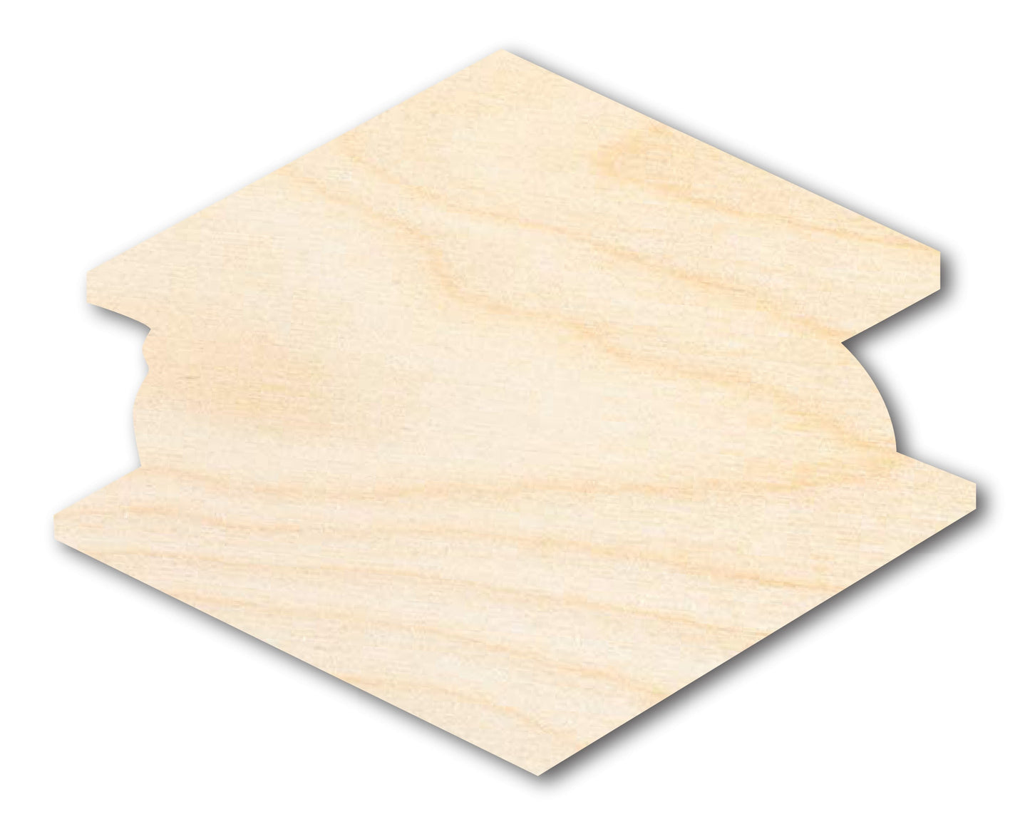 Unfinished Wood S'more Shape - Campfire Craft - up to 46" DIY