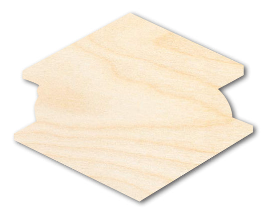 Unfinished Wood S'more Shape - Campfire Craft - up to 46" DIY