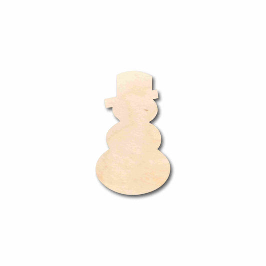 Unfinished Wood Snowman Silhouette - Craft- up to 46" DIY