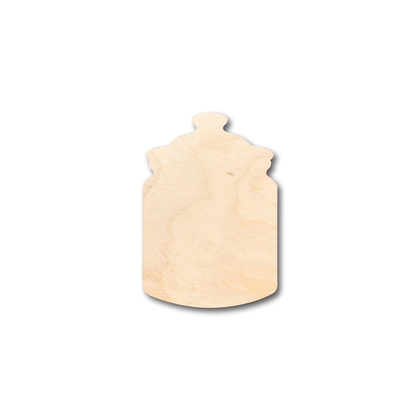 Unfinished Wood Spice Jar Shape - Craft - up to 46" DIY