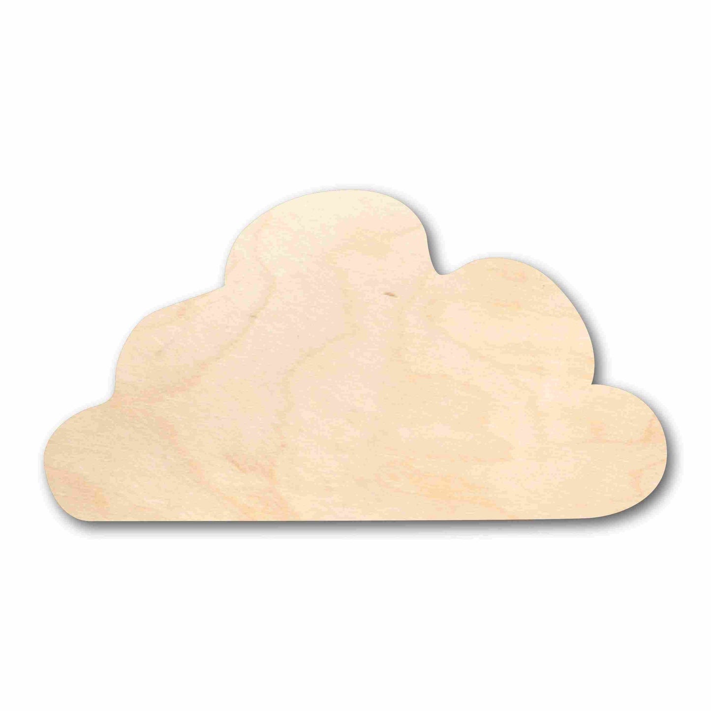 Unfinished Wood Storm Cloud Silhouette - Craft- up to 46" DIY