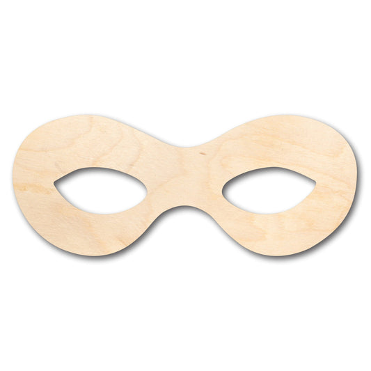 Unfinished Wood Super Hero Mask Shape - Craft - up to 46" DIY