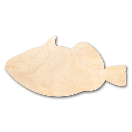 Unfinished Wood Trigger Fish Shape - Craft - up to 46" DIY