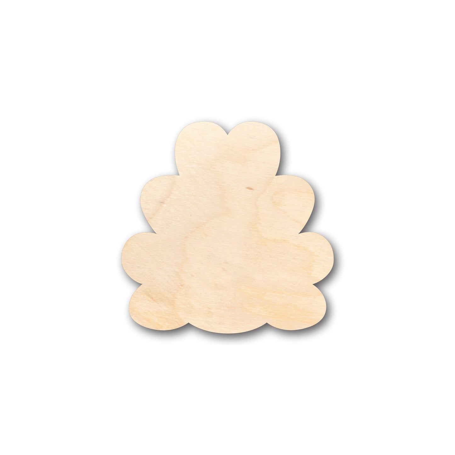 Unfinished Wood Turkey Plume Feather Back Shape - Craft - up to 46" DIY