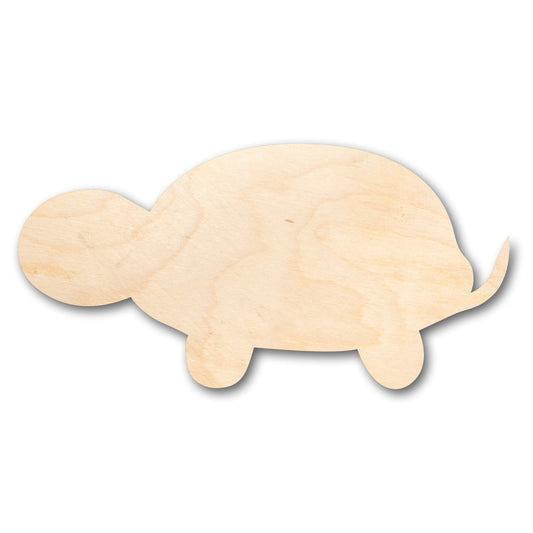 Unfinished Wood Cute Turtle Shape - Craft - up to 46" DIY