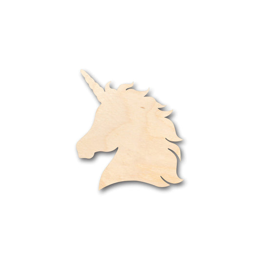 Unfinished Wood Unicorn Head Shape - Craft - up to 46" DIY