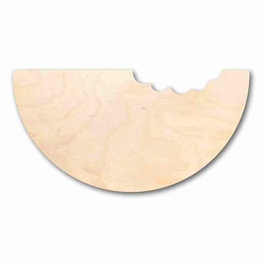Unfinished Wood Watermelon Slice with Bite Silhouette - Craft- up to 46" DIY