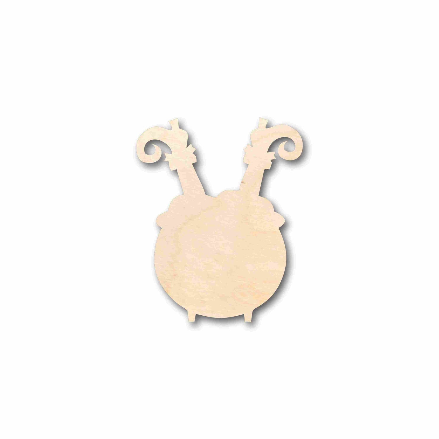 Unfinished Wood Witch Legs Out of Cauldron Silhouette - Craft- up to 46" DIY