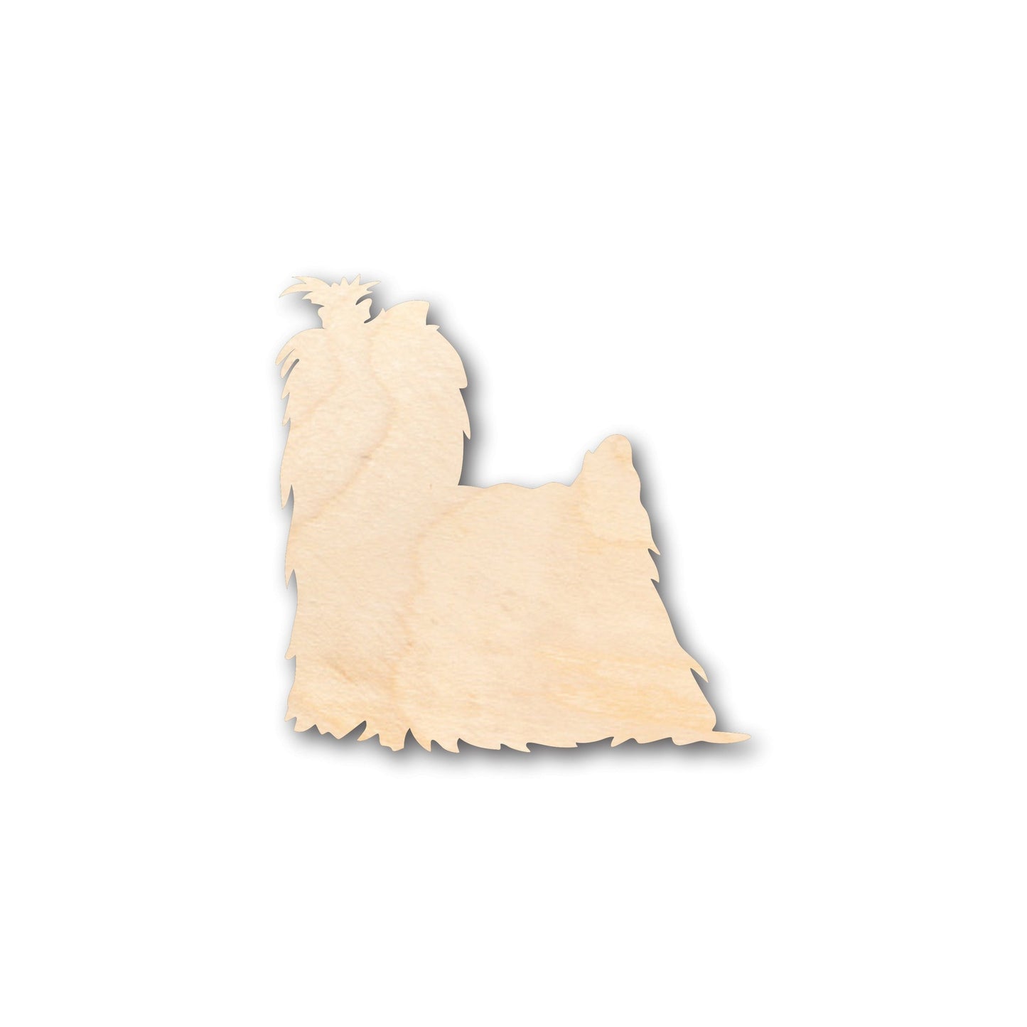 Unfinished Wood Yorkie Shape - Craft - up to 46" DIY